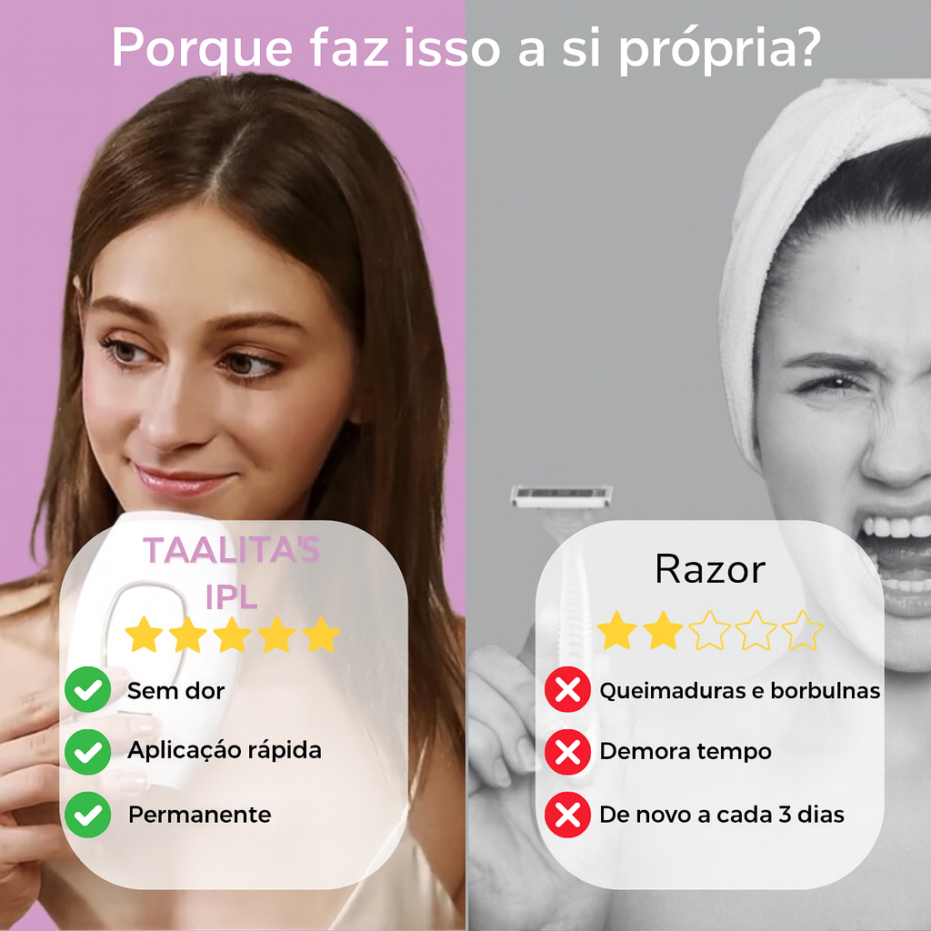Depilador IPL Taalitas I O depilador a laser líder para uso doméstico